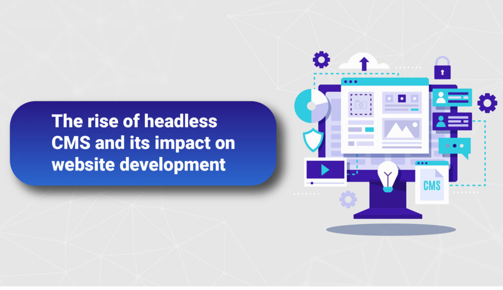 headless cms website development infographic